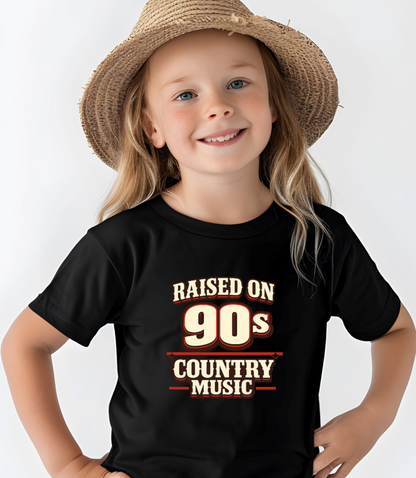 Kids 90s Country Music Shirt, Retro Western Graphic Tee, Toddler & Youth Unisex Fit