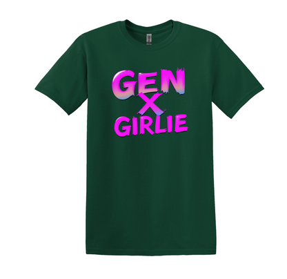 Gen X Girlie Retro Neon T-Shirt, 80s Nostalgia Graphic Tee
