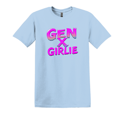 Gen X Girlie Retro Neon T-Shirt, 80s Nostalgia Graphic Tee