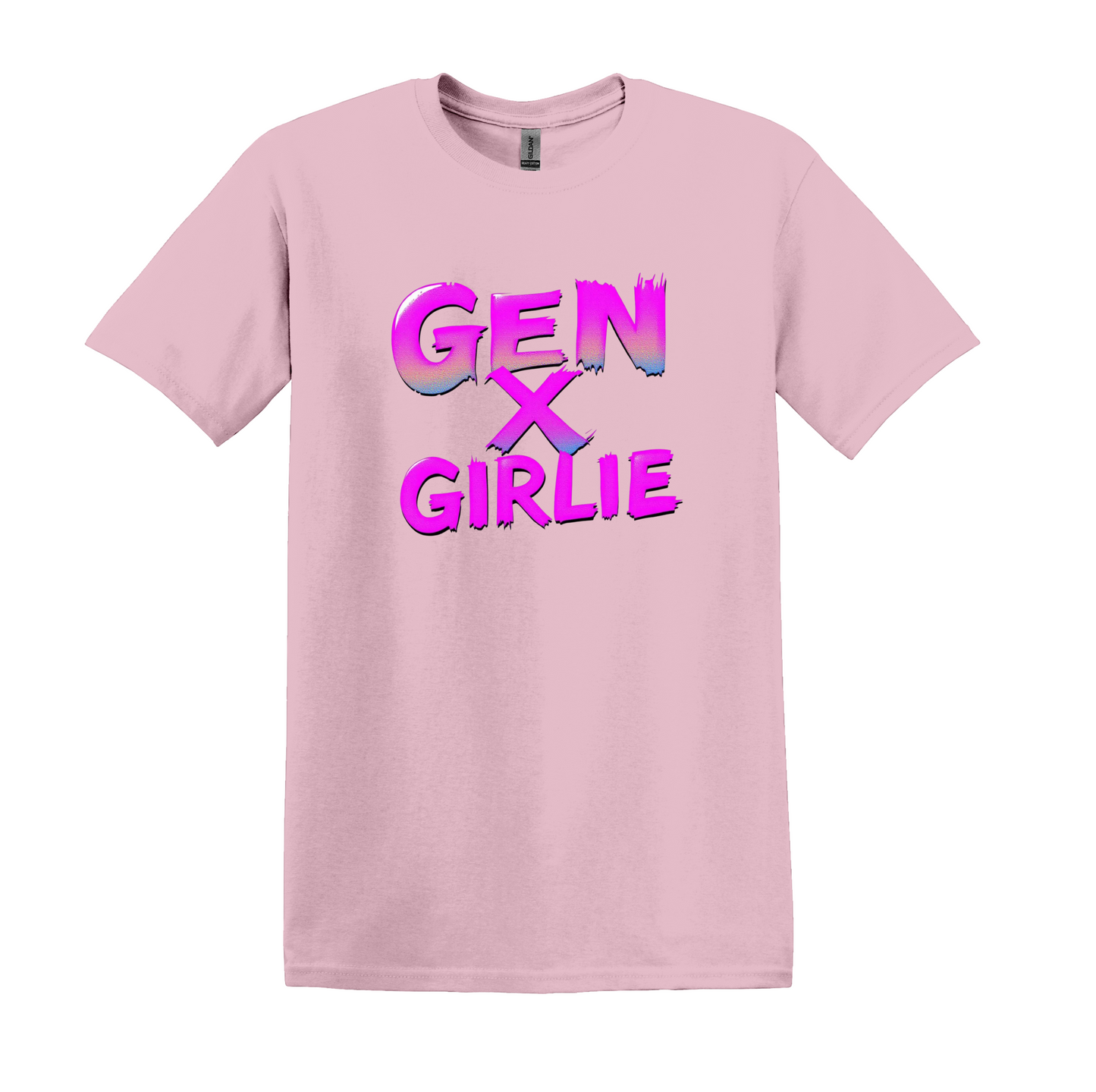 Gen X Girlie Retro Neon T-Shirt, 80s Nostalgia Graphic Tee