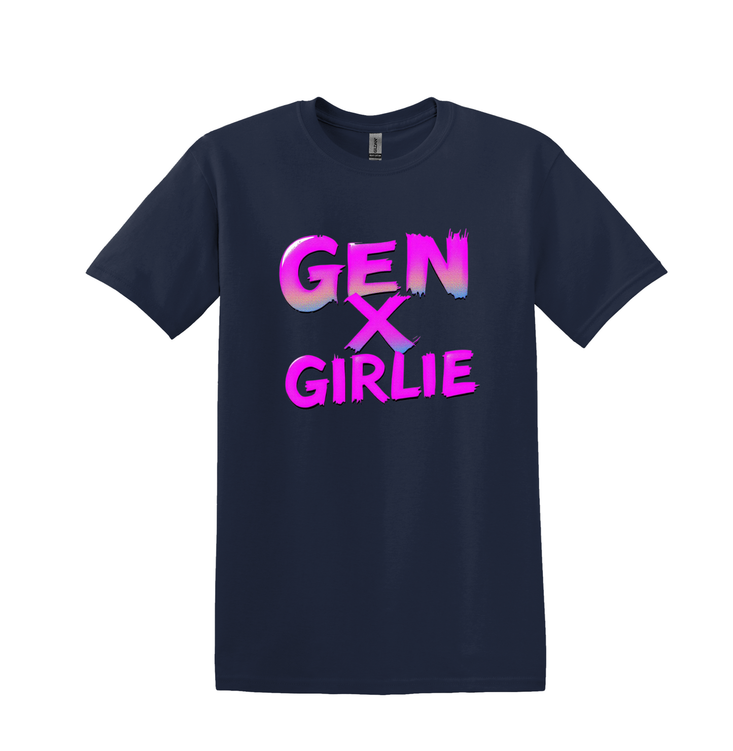 Gen X Girlie Retro Neon T-Shirt, 80s Nostalgia Graphic Tee