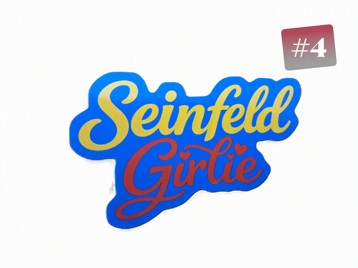 Seinfeld TV Show Stickers, Single Design Option, Eight Design Bundle