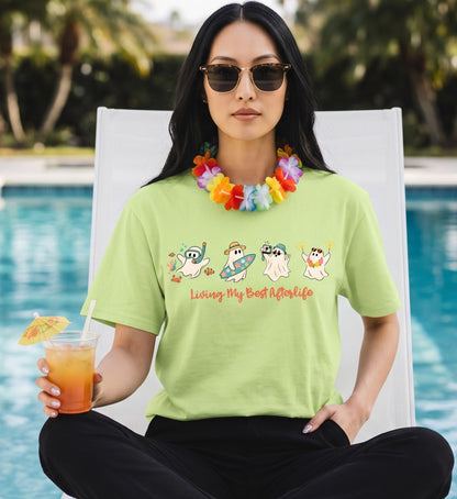 Summerween Humor Shirt for girlies ready for Halloween but still loving summer