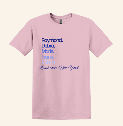 Everybody Loves Raymond Cast Names Shirt, 90s Sitcom Tee, Minimalist Typography