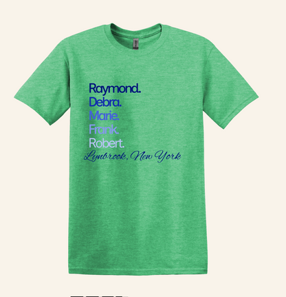 Everybody Loves Raymond Cast Names Shirt, 90s Sitcom Tee, Minimalist Typography