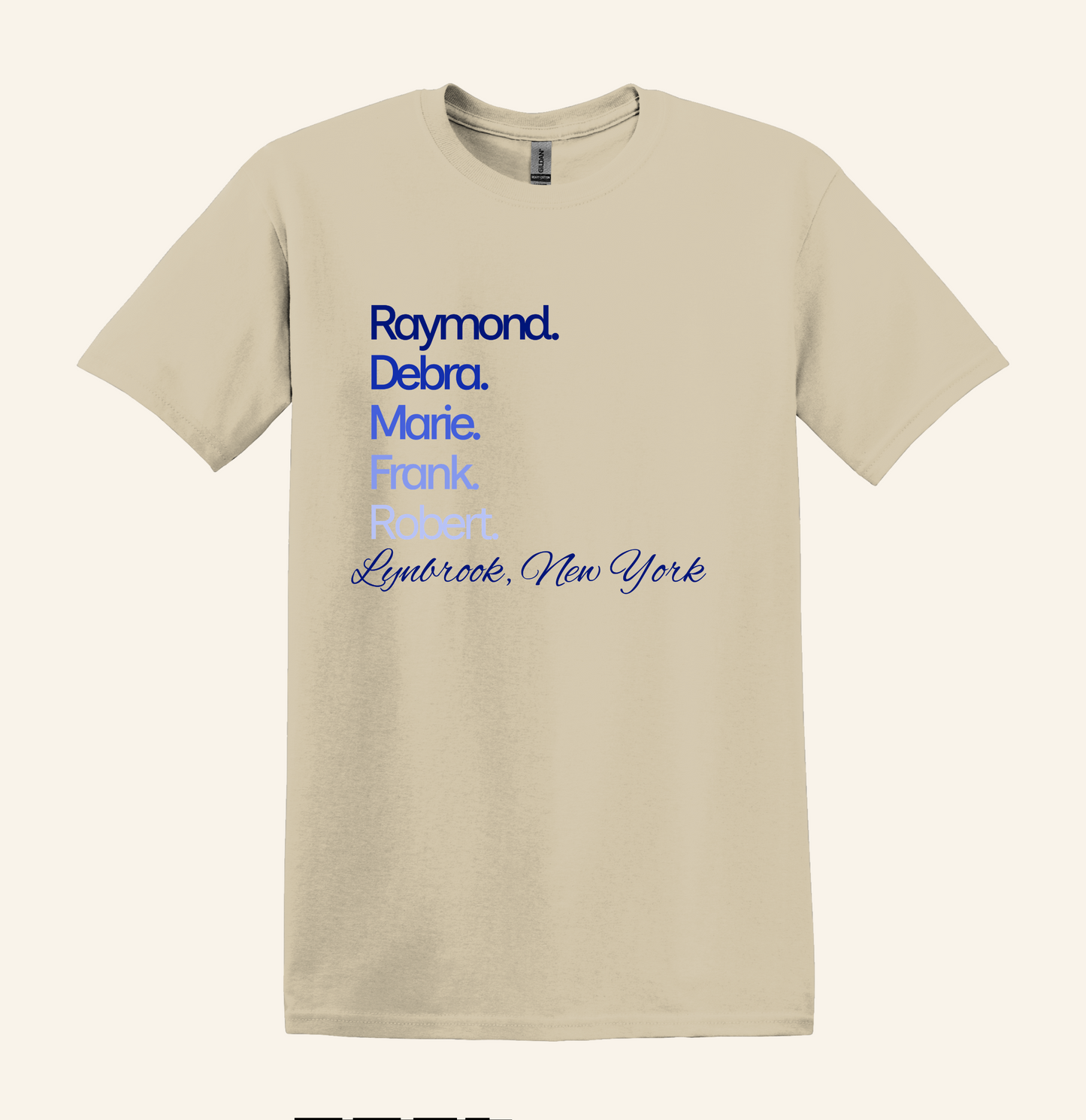 Everybody Loves Raymond Cast Names Shirt, 90s Sitcom Tee, Minimalist Typography