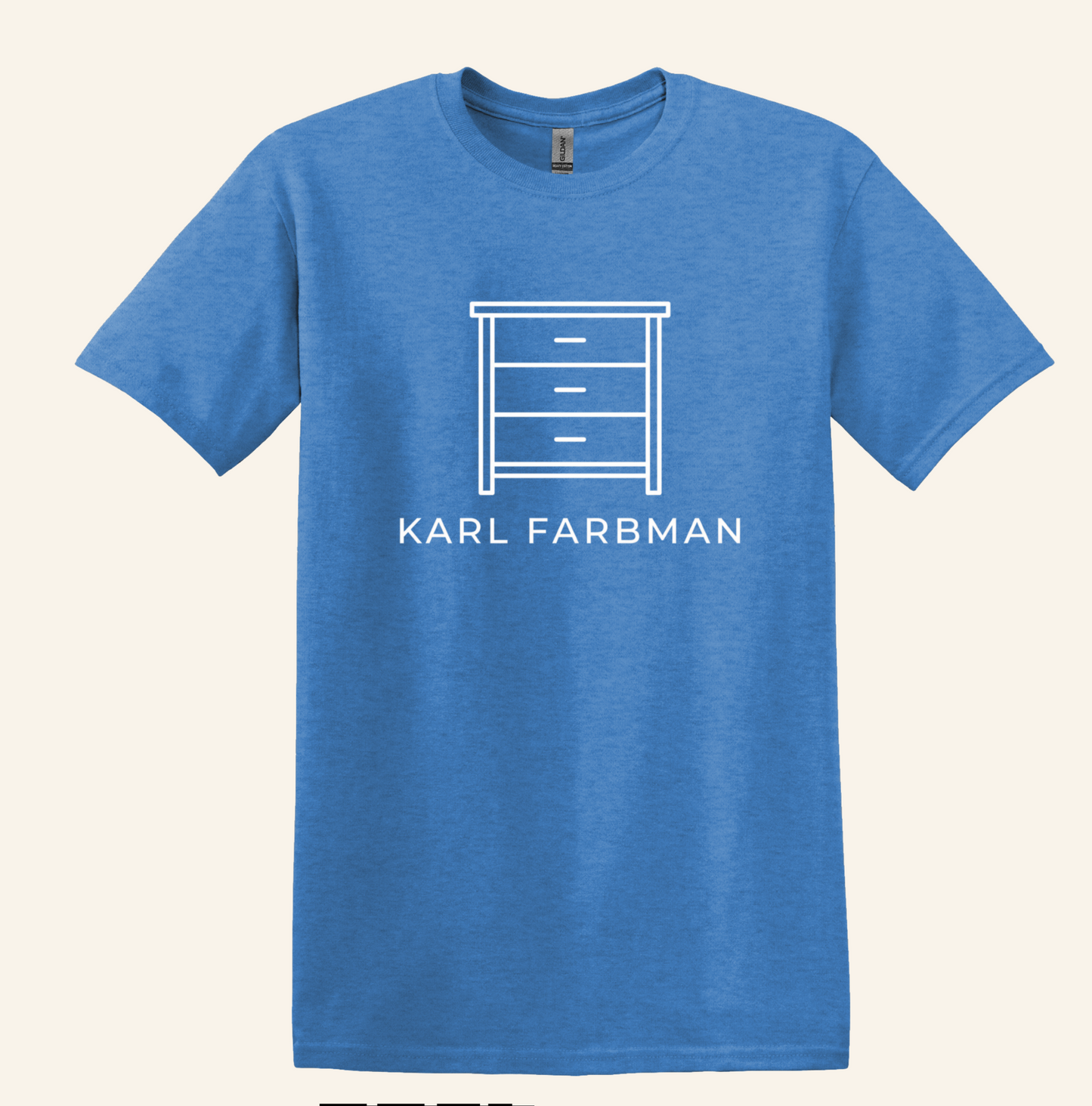 Karl Farbman Chest Of Drawers Fan Tee, 90s sitcom shirt, Seinfeld inspired graphic, unisex fit, plus sizes