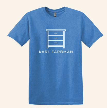 Karl Farbman Chest Of Drawers Fan Tee, 90s sitcom shirt, Seinfeld inspired graphic, unisex fit, plus sizes