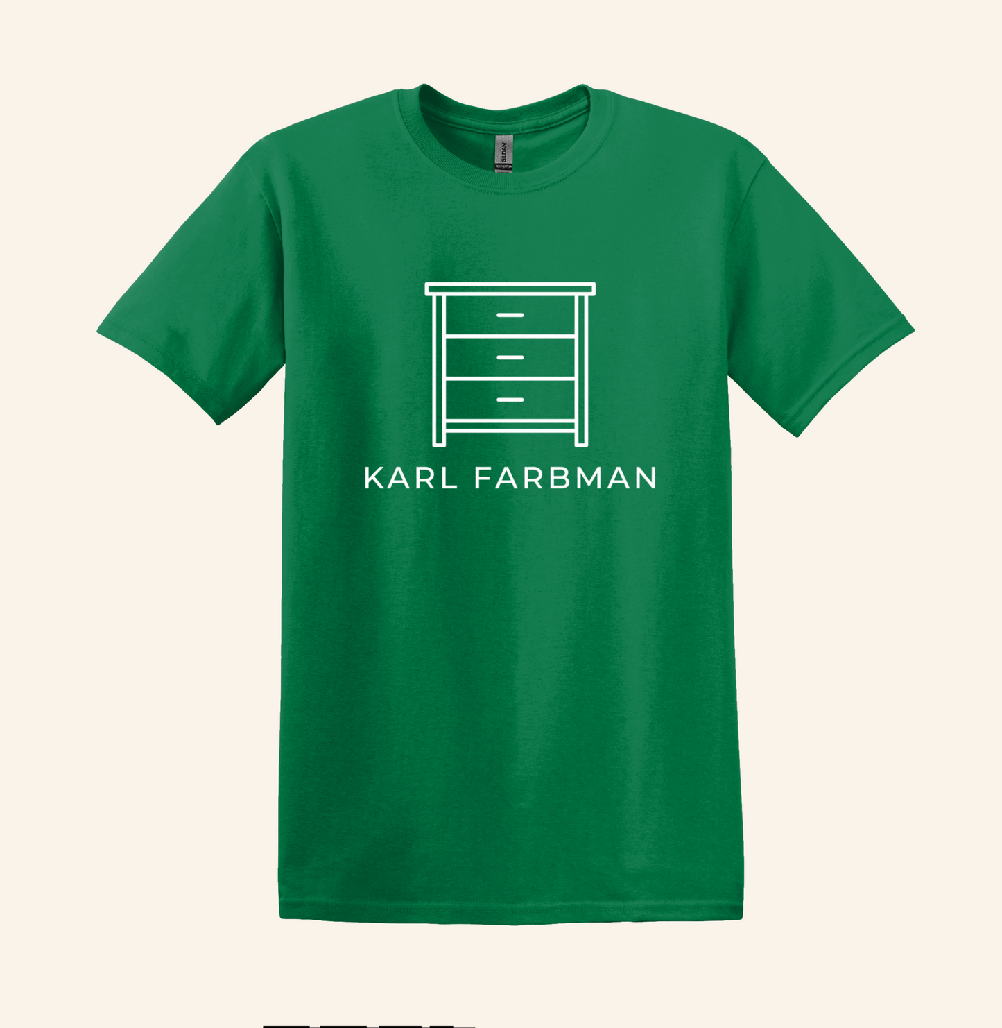 Karl Farbman Chest Of Drawers Fan Tee, 90s sitcom shirt, Seinfeld inspired graphic, unisex fit, plus sizes