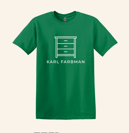 Karl Farbman Chest Of Drawers Fan Tee, 90s sitcom shirt, Seinfeld inspired graphic, unisex fit, plus sizes