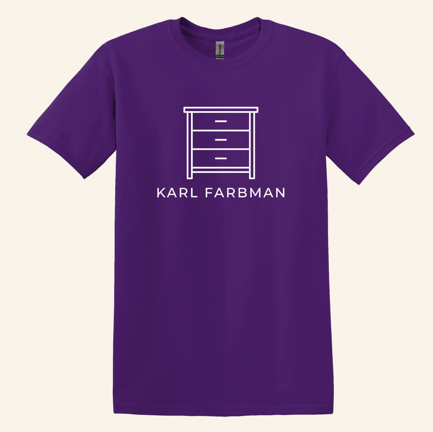 Karl Farbman Chest Of Drawers Fan Tee, 90s sitcom shirt, Seinfeld inspired graphic, unisex fit, plus sizes