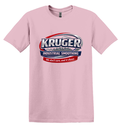 Kruger Industrial Smoothing parody tee, unisex humor shirt, 90s sitcom tribute, faux workplace logo