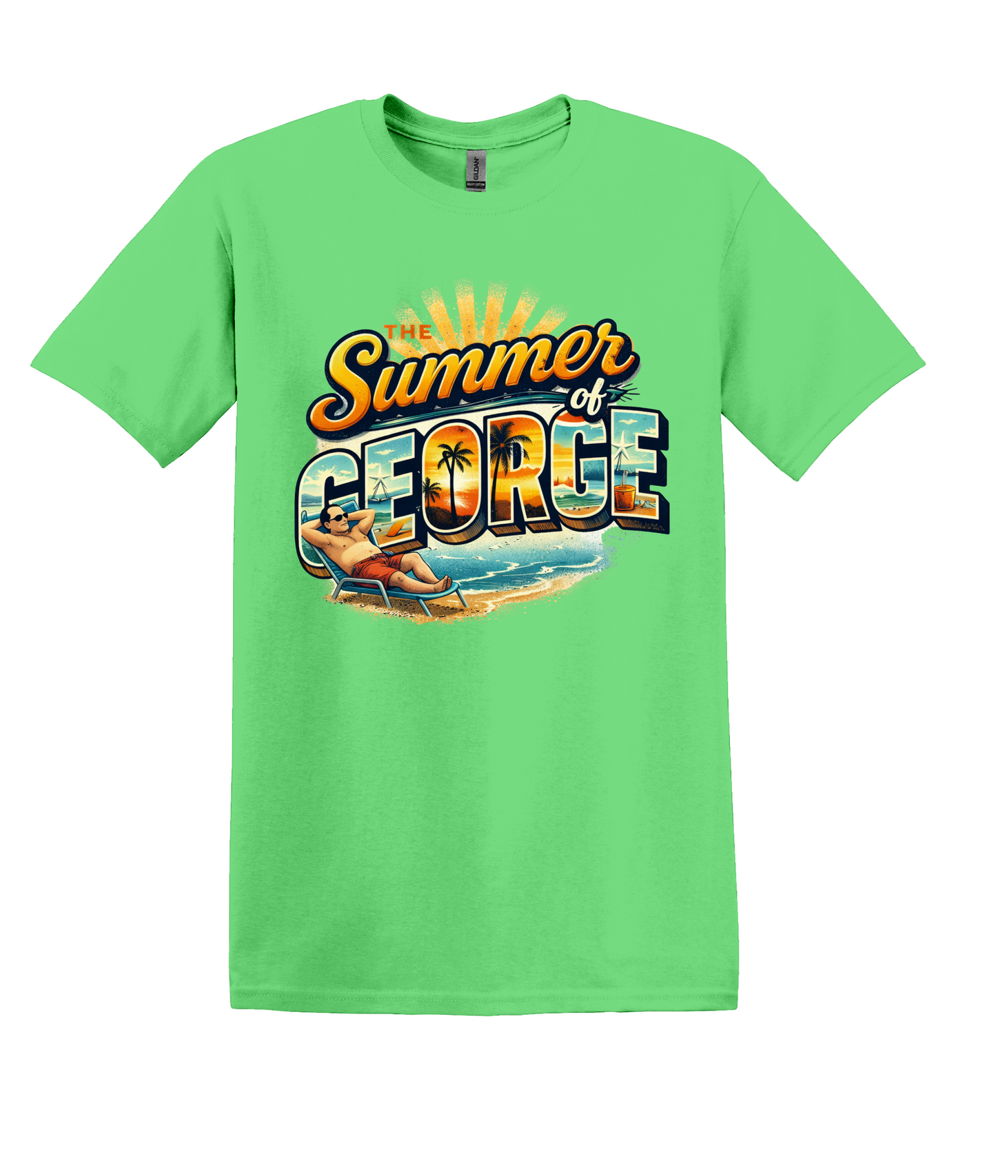 Summer of George T-Shirt, 90s Sitcom Parody Tee, Beach Vacation Shirt