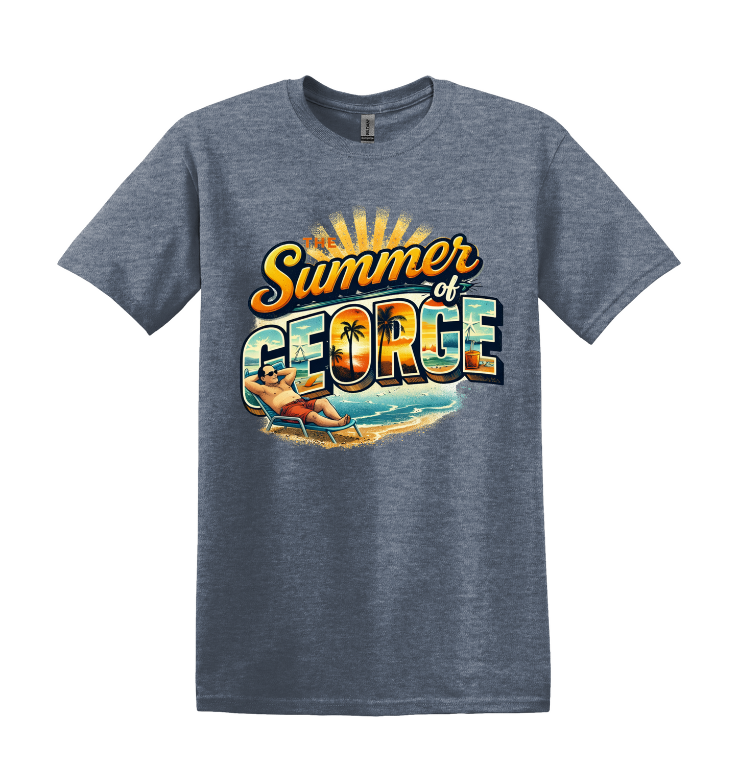Summer of George T-Shirt, 90s Sitcom Parody Tee, Beach Vacation Shirt