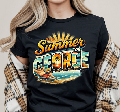 Summer of George T-Shirt, 90s Sitcom Parody Tee, Beach Vacation Shirt