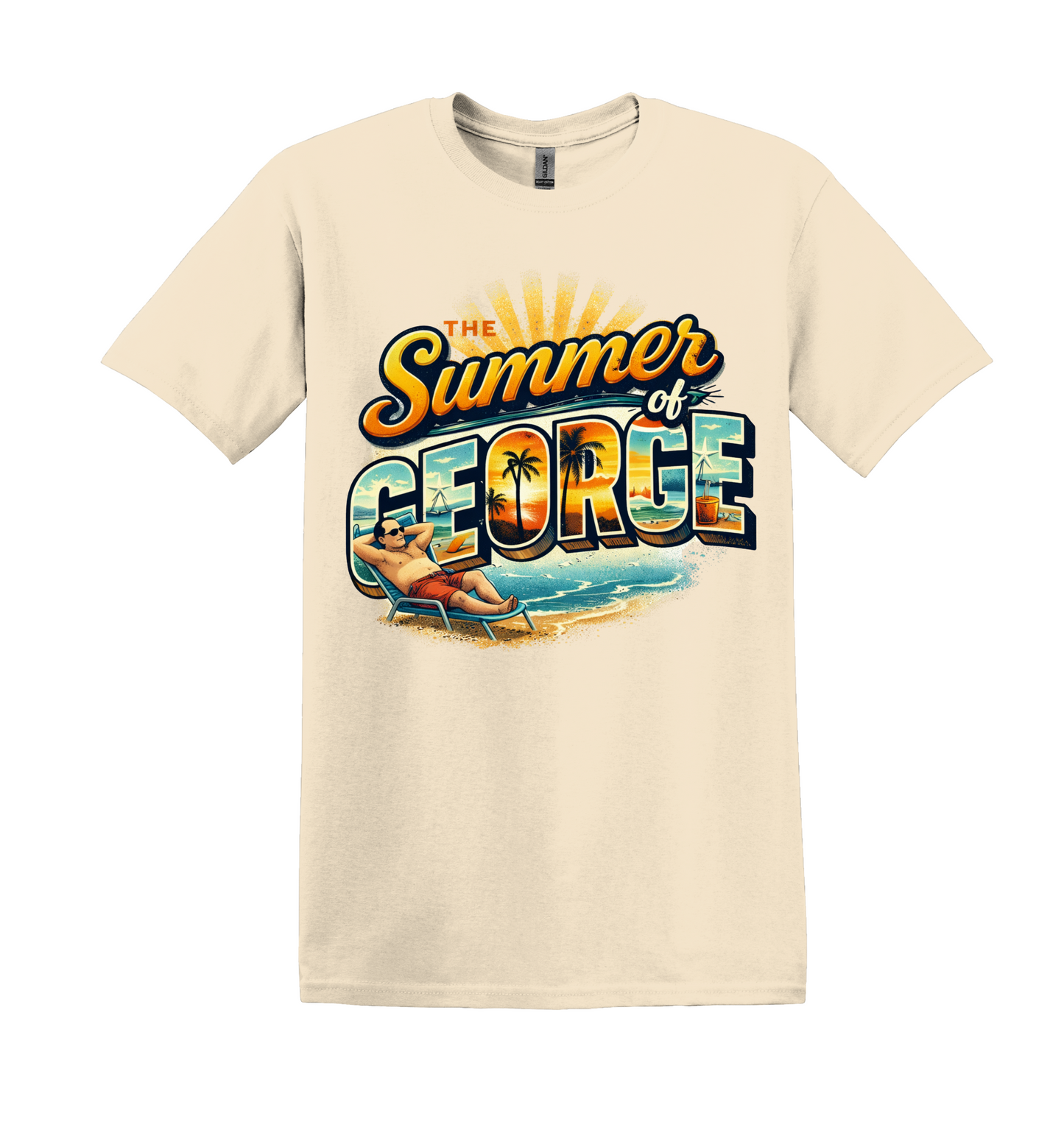 Summer of George T-Shirt, 90s Sitcom Parody Tee, Beach Vacation Shirt