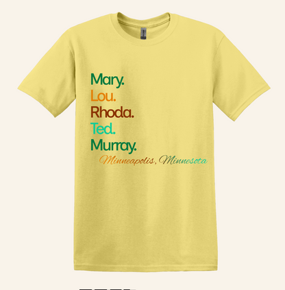 70s Sitcom Cast Tee, Minneapolis Minnesota Nostalgia, Retro TV Show Shirt