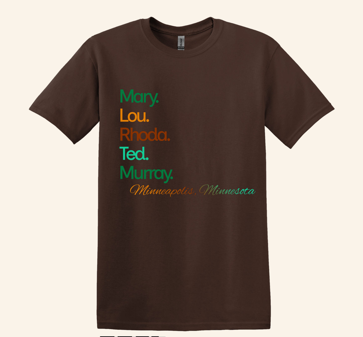 70s Sitcom Cast Tee, Minneapolis Minnesota Nostalgia, Retro TV Show Shirt