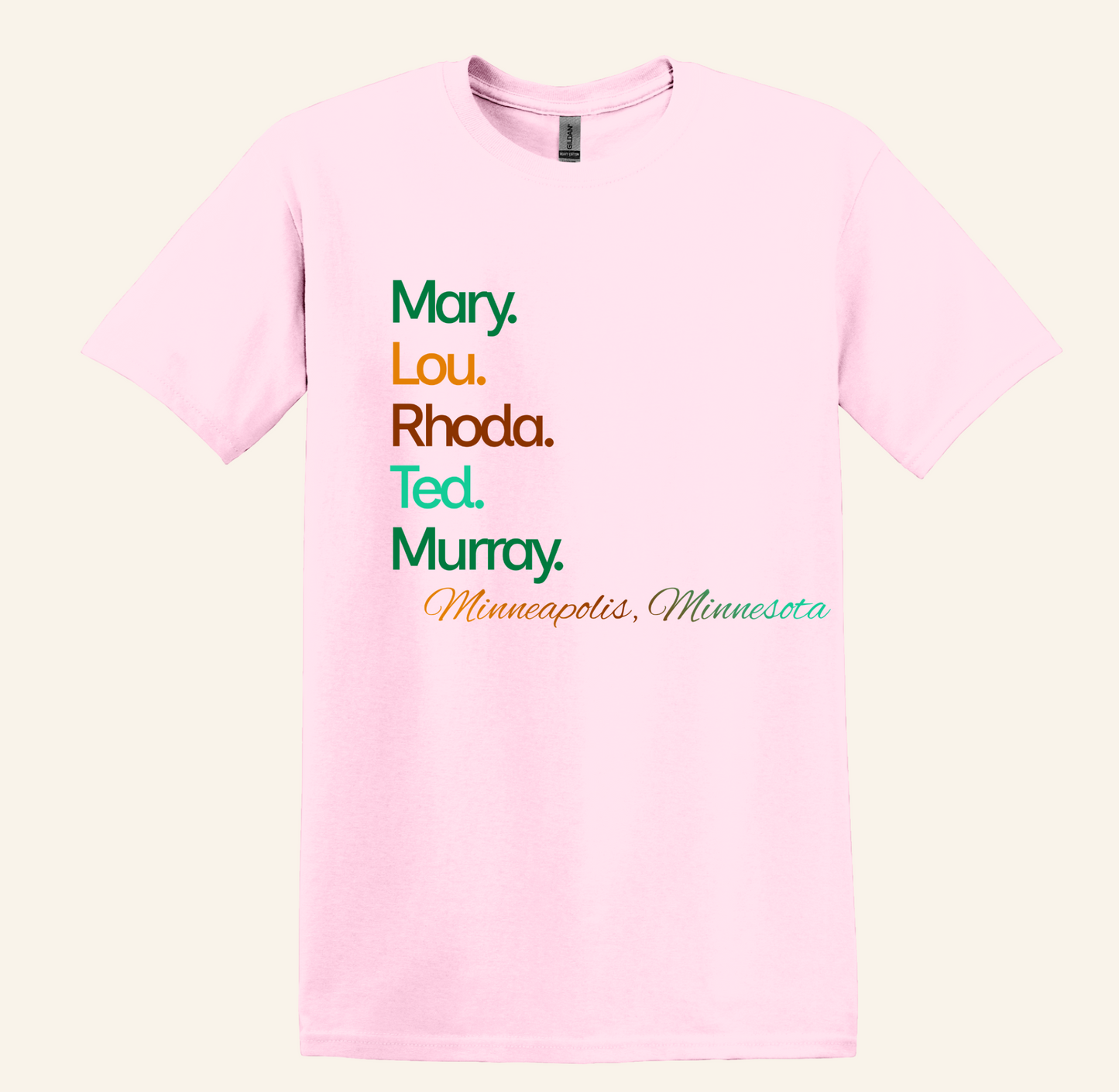 70s Sitcom Cast Tee, Minneapolis Minnesota Nostalgia, Retro TV Show Shirt