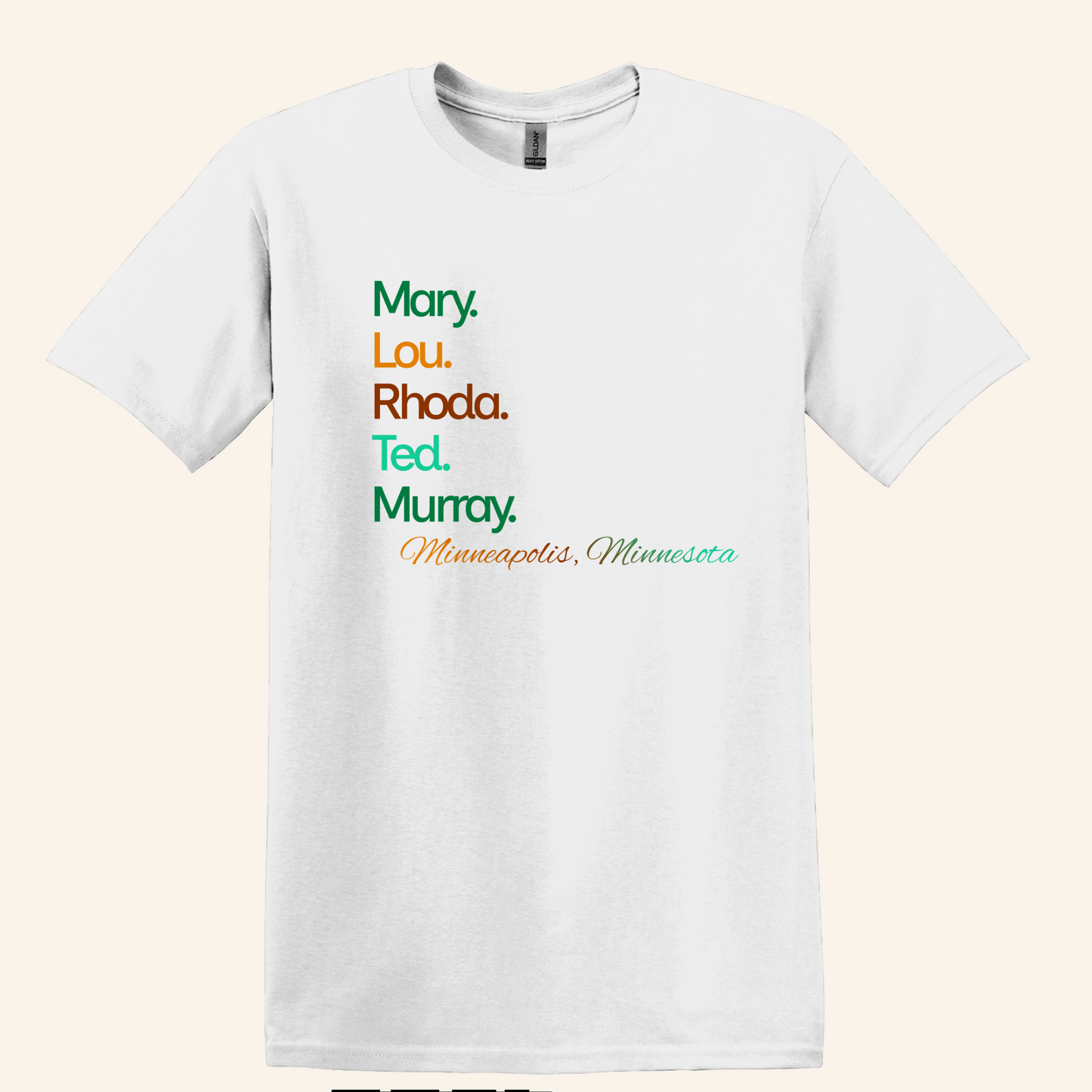 70s Sitcom Cast Tee, Minneapolis Minnesota Nostalgia, Retro TV Show Shirt