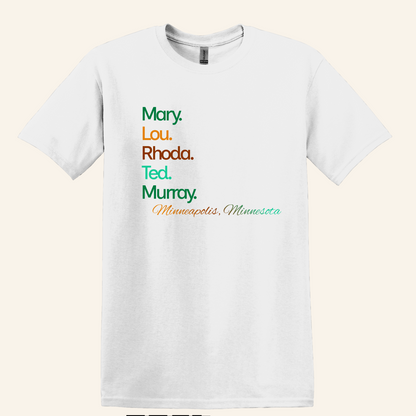 70s Sitcom Cast Tee, Minneapolis Minnesota Nostalgia, Retro TV Show Shirt