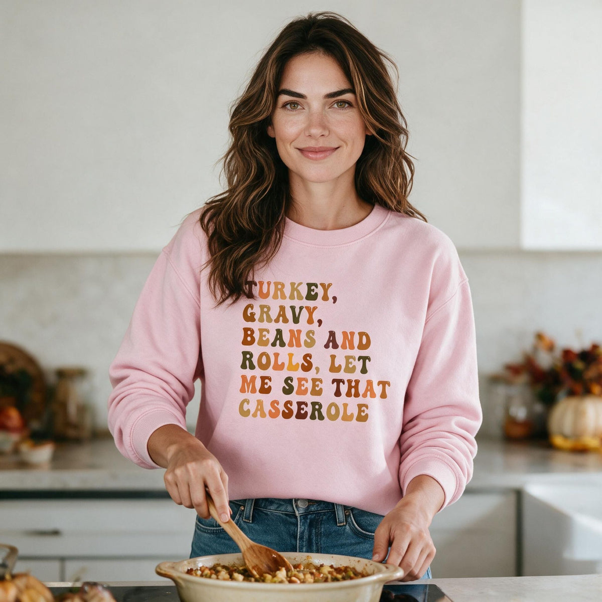 Funny Family Feast Shirt, Long Sleeves, Autumn Food Humor, Thanksgiving Outfit