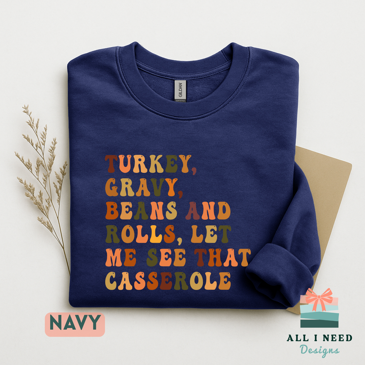 Funny Family Feast Shirt, Long Sleeves, Autumn Food Humor, Thanksgiving Outfit