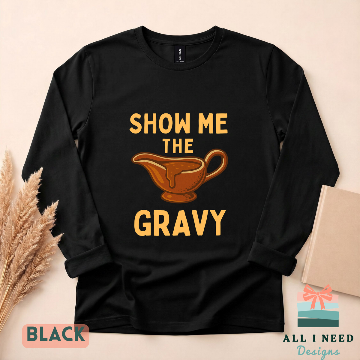 Funny Gravy Lover Thanksgiving Hoodie, Feast Day Apparel, Show Me the Gravy