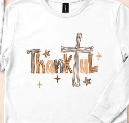 Fall Gratitude Graphic Sweatshirt, Thanksgiving attire