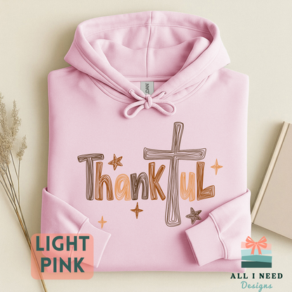 Fall Gratitude Graphic Sweatshirt, Thanksgiving attire