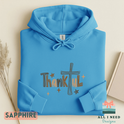 Fall Gratitude Graphic Sweatshirt, Thanksgiving attire