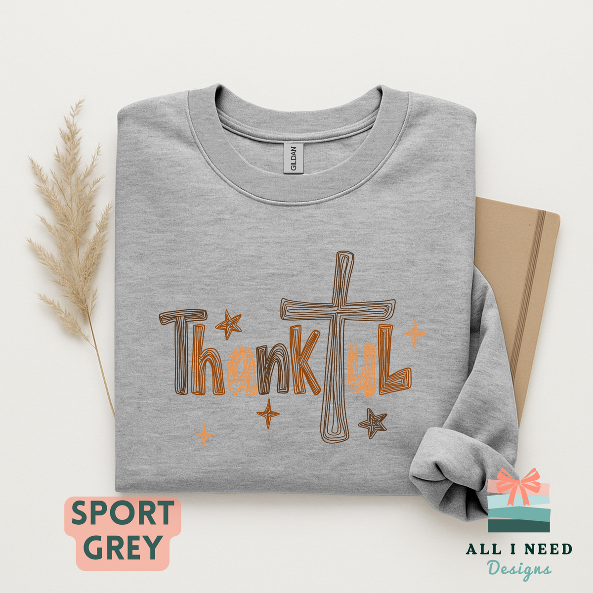 Fall Gratitude Graphic Sweatshirt, Thanksgiving attire