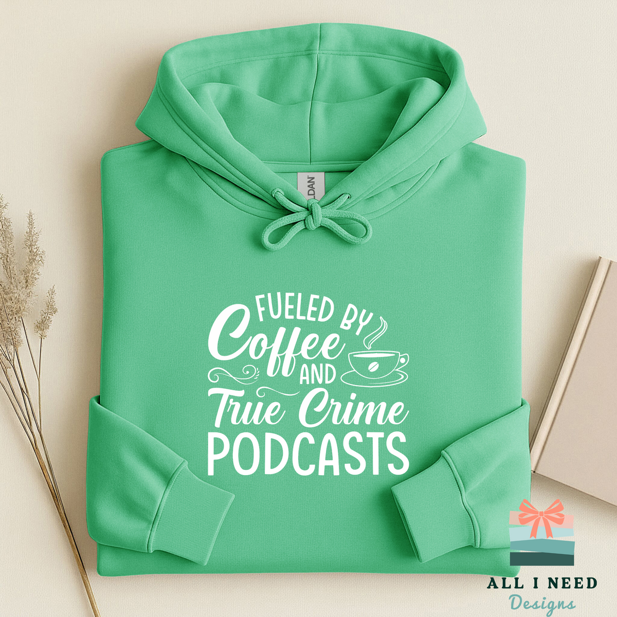 Fueled by Coffee and True Crime Podcasts Unisex Tee, Podcast Lover Shirt
