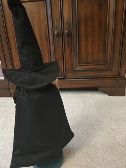 Wicked Witch Halloween Nutcracker, Hand-Painted Wizard of Oz Emerald City Scene, 14-inch Decor