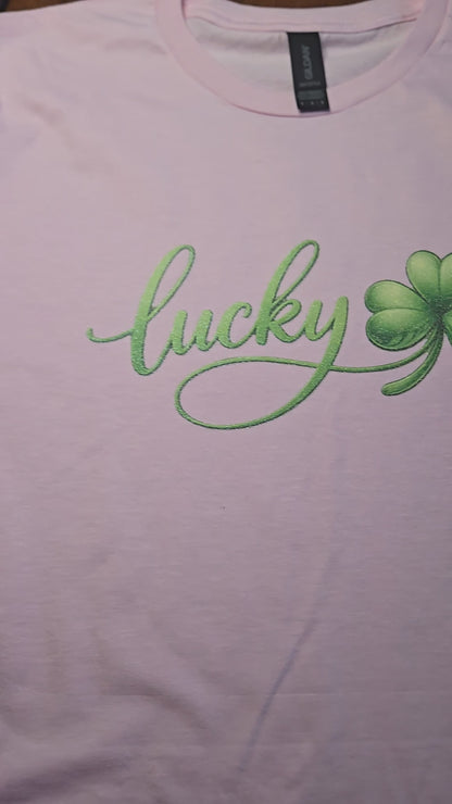 Lucky Shamrock Shirt | St. Patrick’s Day T-Shirt | Simple Clover Tee
