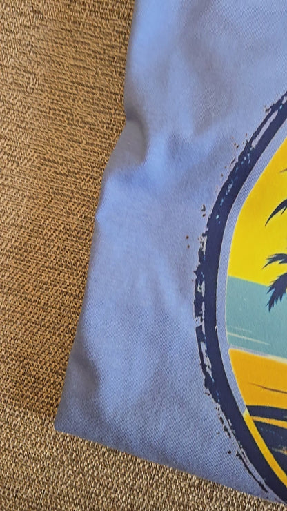 90s Seinfeld Del Boca Vista Beach T-Shirt, Retro Palm Trees, Unisex Gildan Tee